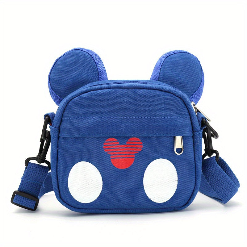 Cute cartoon mouse coin purse shoulder bag for outdoor travel and holidays.