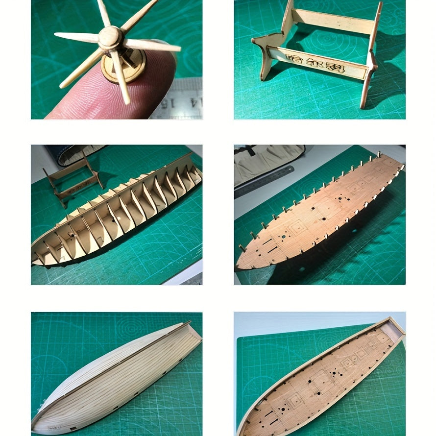 Harko" Classical Western Boat Kit for Educational Wood Assembly