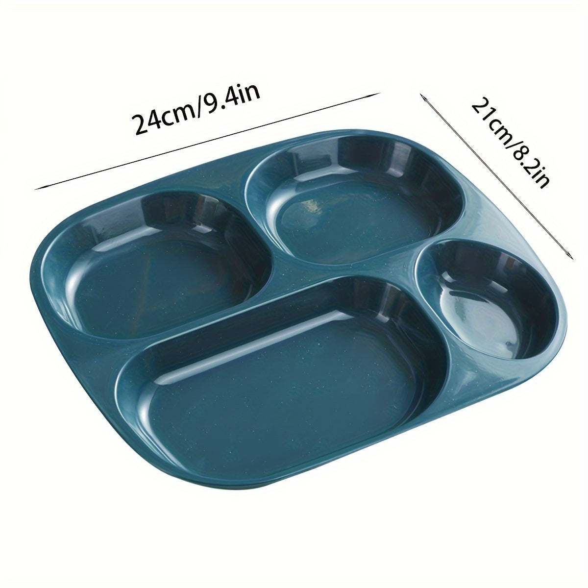 Durable and lightweight plastic dinner plates, dishwasher and microwave safe, BPA free, perfect for picnics, available in sets of 1, 4, or 5.