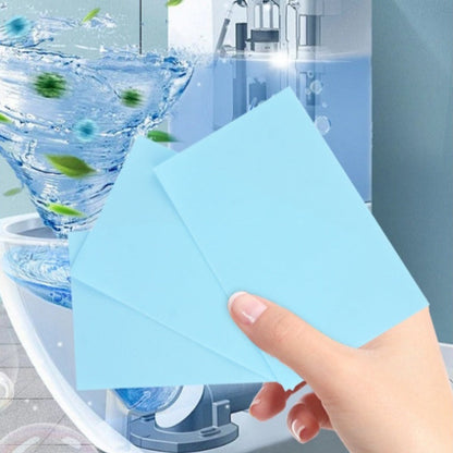 30 pieces of automatic toilet bowl cleaner tablets, odorless, with long-lasting sterilizing properties and stain removal abilities. These multi-purpose household cleaning tabs are made with magnesium chloride and suitable for use on plastic surfaces.