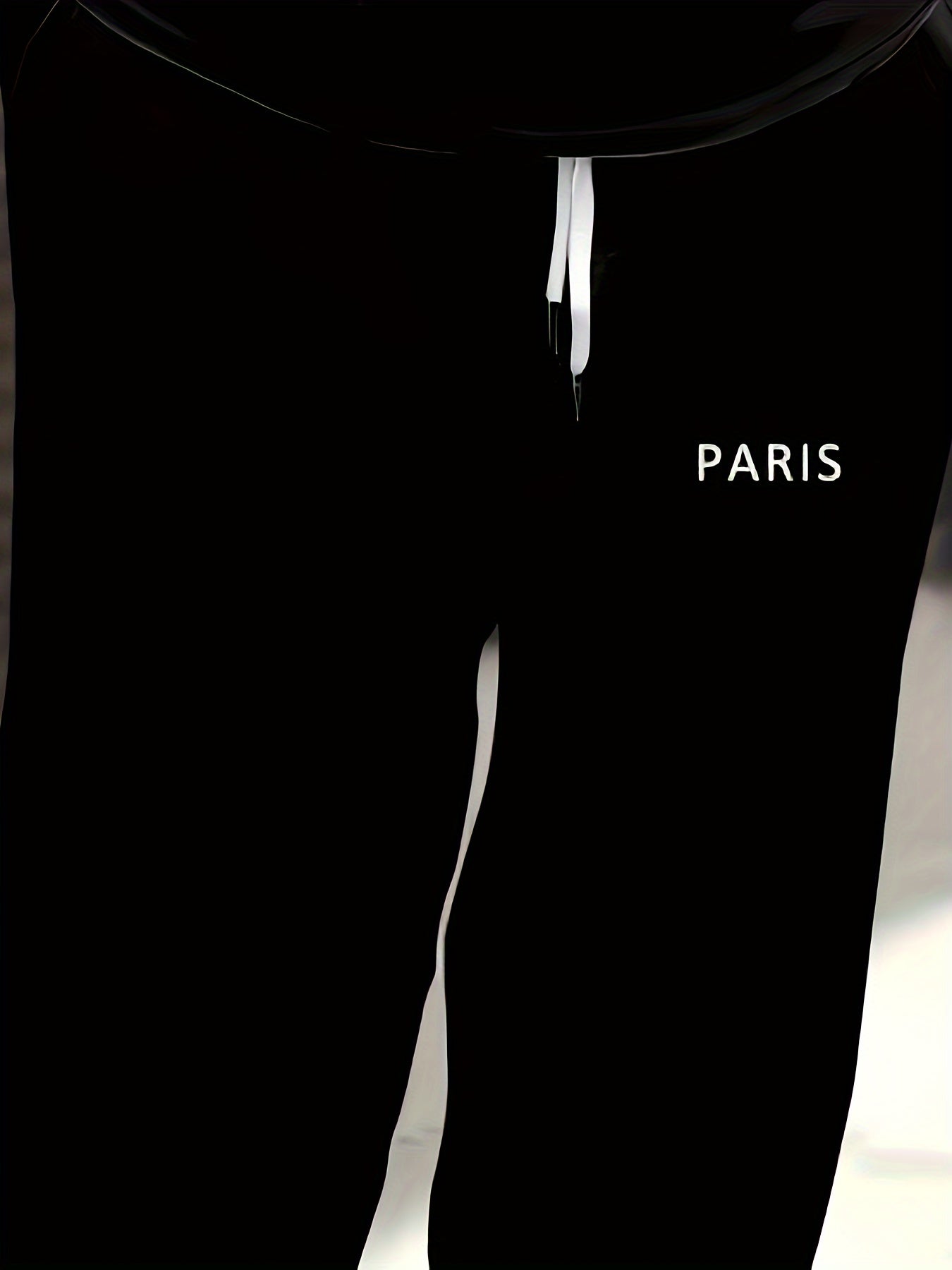 Paris 2pcs Men's Sports Suit, featuring Long Sleeve T-shirt, perfect for Autumn and Winter.