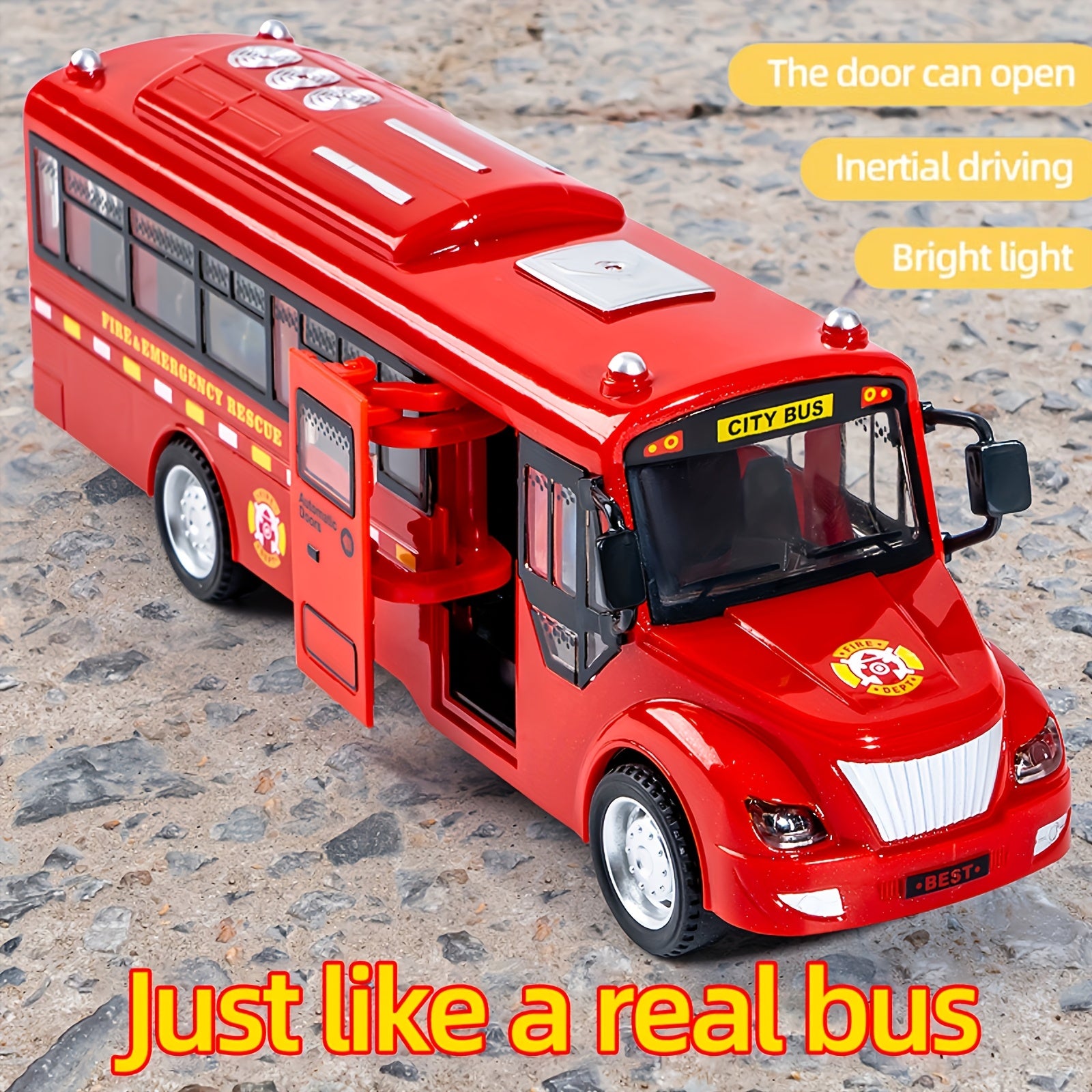 Toy Car Models: Boy, Bus, Police, School, Children's, Mini, Real Car