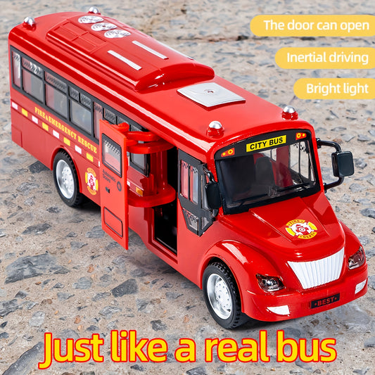 Toy Car Models: Boy, Bus, Police, School, Children's, Mini, Real Car