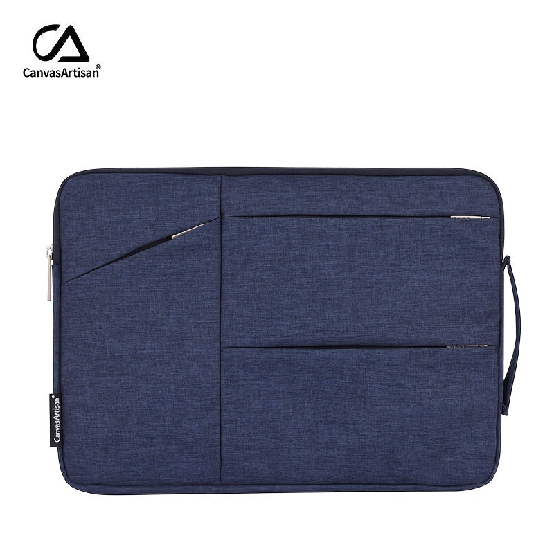 Durable, waterproof laptop sleeve by Canvas Artisan brand, ideal for daily office use with Matebook and Thinkpad compatibility.