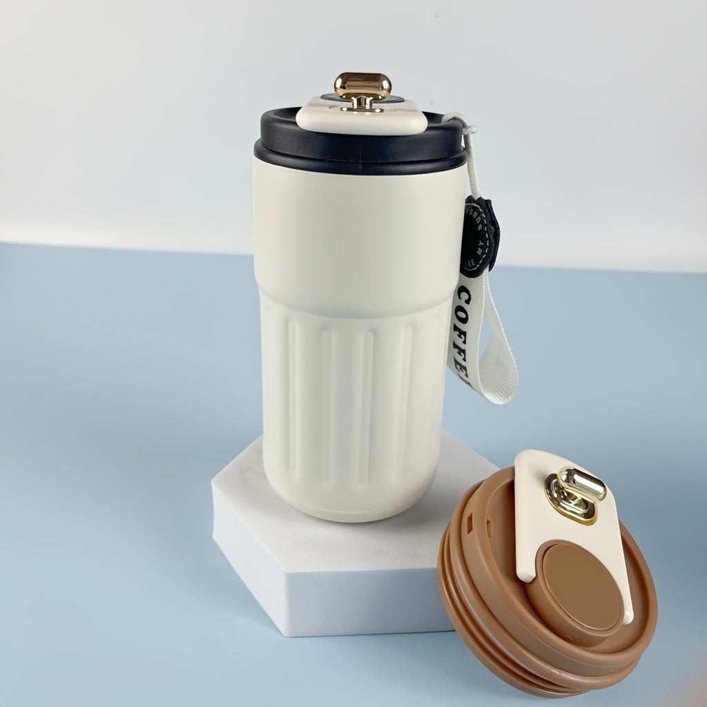 Wholesale double-layer stainless steel vacuum coffee cup, high value, portable for cars.