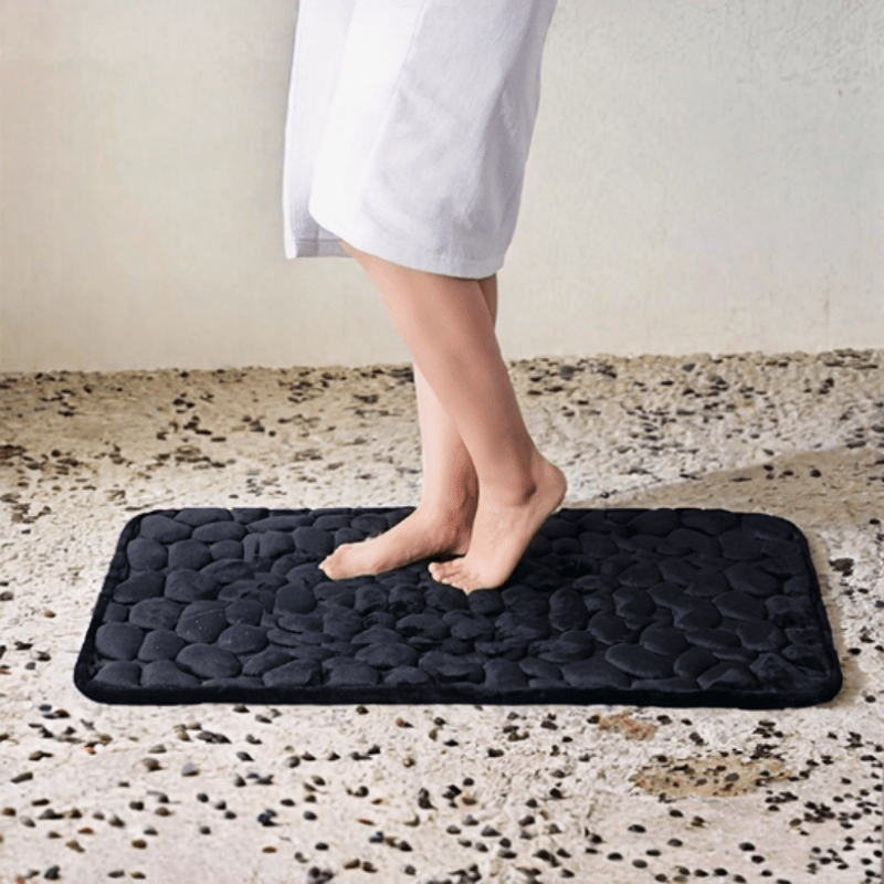 Machine washable shower room carpets with non-slip backing, soft indoor absorbent mats, bathroom mats, shower room rugs, bathroom accessories, and foot wipes.