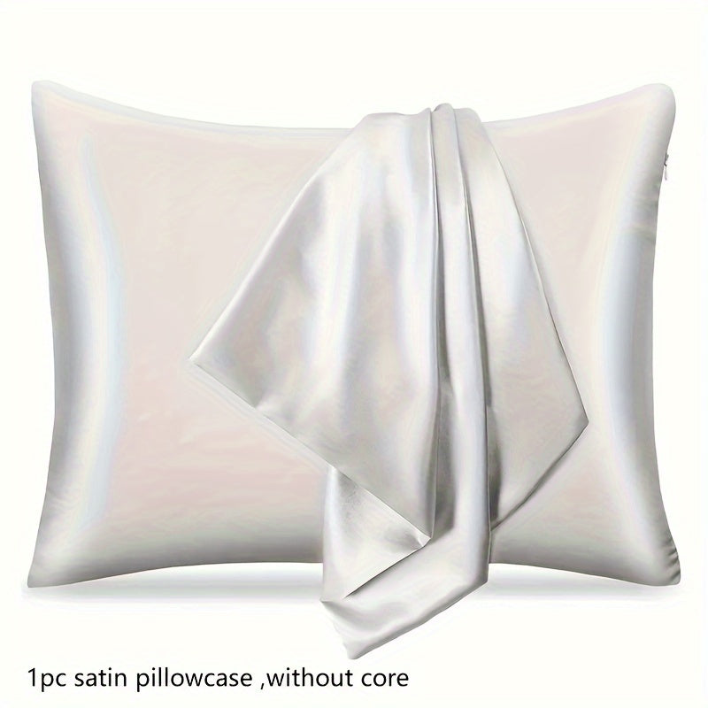 Upgrade your bedroom and sofa with this high-quality solid color satin pillowcase, designed to protect your hair and skin. Soft, breathable, and luxurious, this pillowcase will add a touch of elegance to your home décor. (Pillow not included)