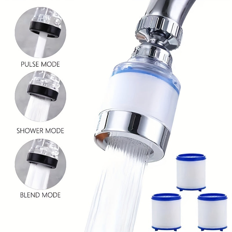 Durable Plastic Water Dispenser with Splash-Proof Design, No Electricity Required, High-Pressure Kitchen Faucet Extender for Easy Installation