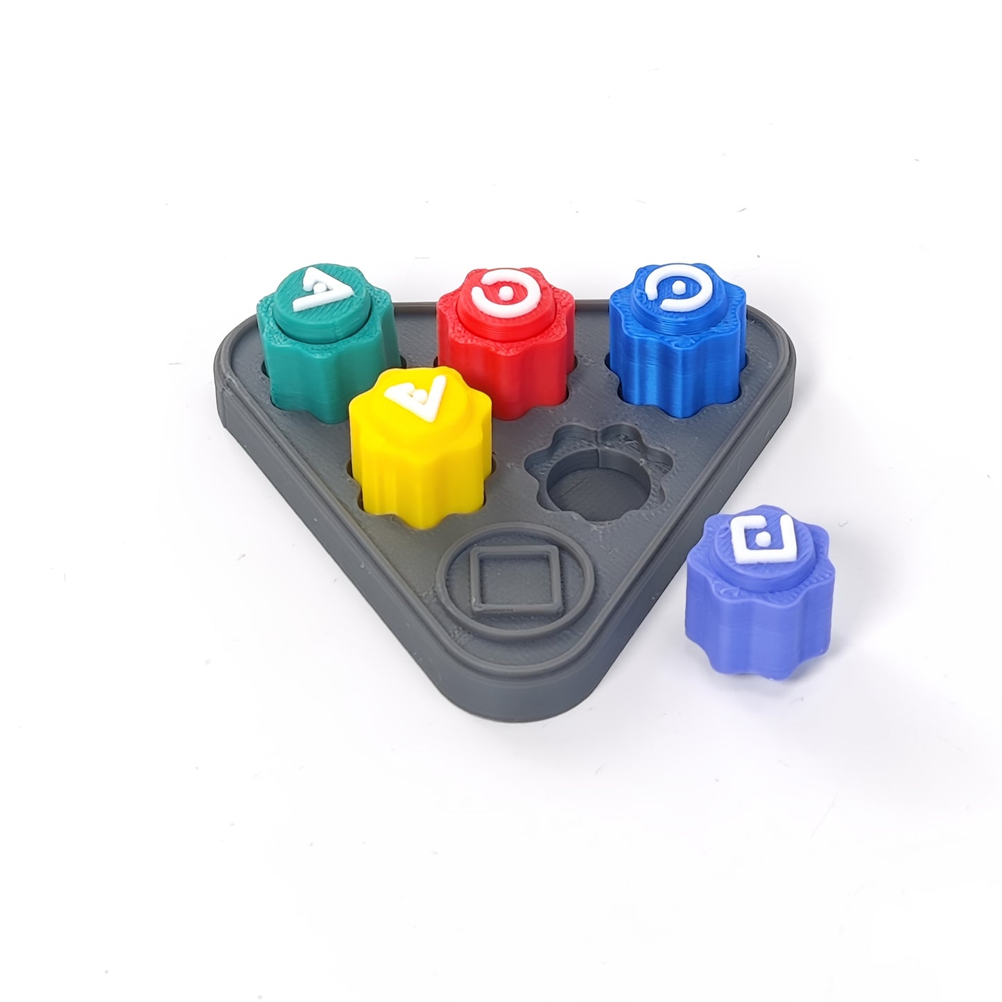 3D Printed Gong-Gi Board Game Set, ideal for travel and nostalgia-filled fun with family and friends.