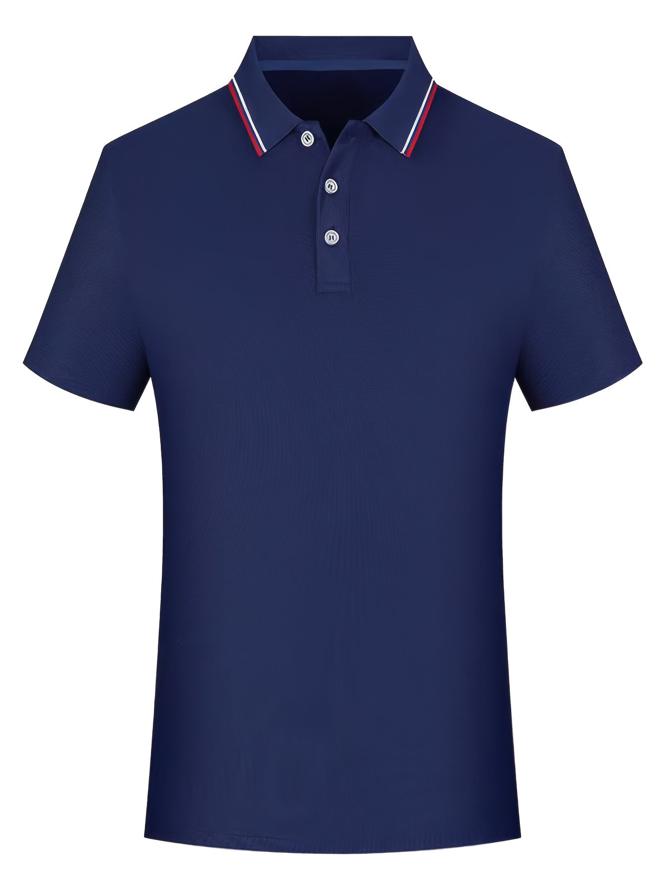 Polo shirt with contrasting collar for men