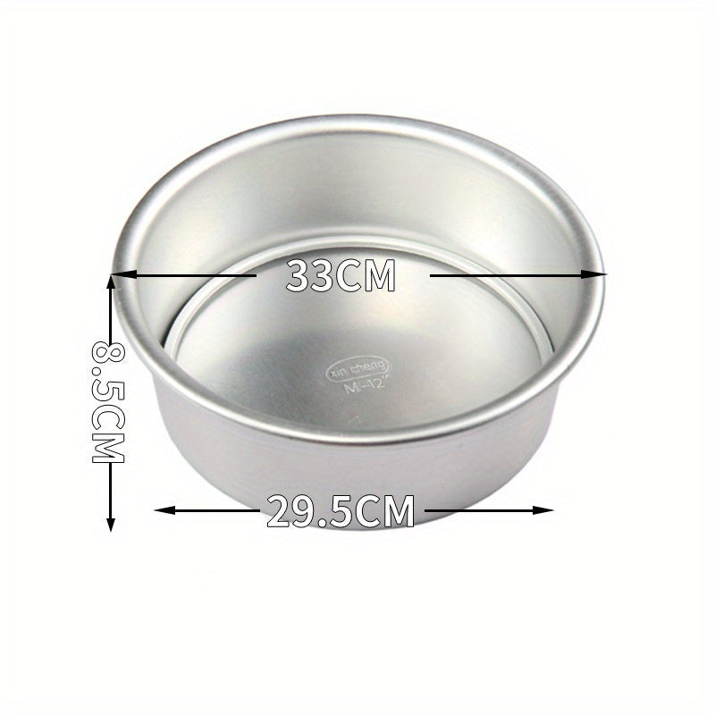 Anodized Aluminum Cake Pan with Removable Bottom - Choose from Multiple Sizes, Perfect for Baking and Oven Use, Essential Kitchen Gadgets and Tools