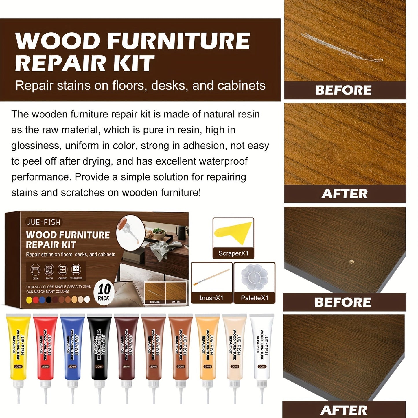 The Furniture Restore Kit: Restore, Repair, and Beautify Wooden Furniture