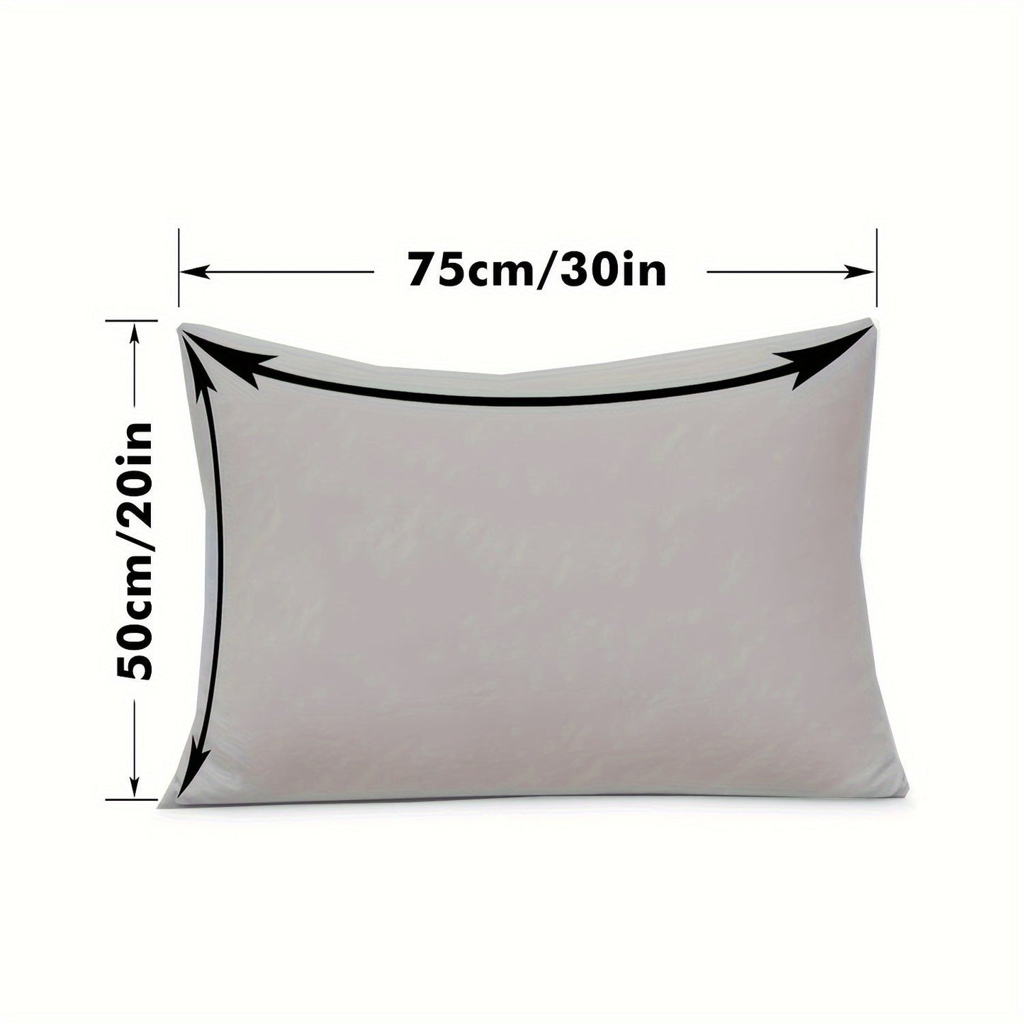 Water-resistant Grey Universal Pillow Protector Cover made from durable, stain-resistant 100% polyester fabric. Machine washable and suitable for home, hotel, or dorm use. Weighing 105gsm.