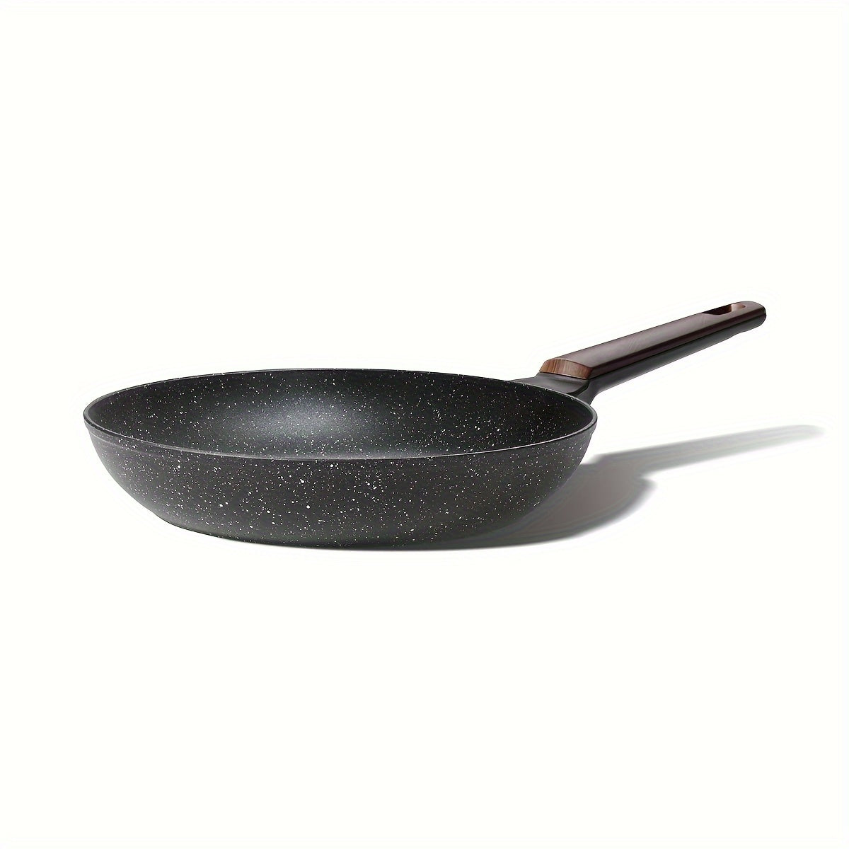 High-quality Nonstick Granite Skillet - Free of PFOA, Suitable for Induction Stovetops, Perfect for Cooking Eggs & Omelets, Easy to Clean in Dishwasher, Features a Silicone Handle - Comes in Various Sizes (20.32cm/22.1cm/24.13cm/25.4cm/27.94cm)