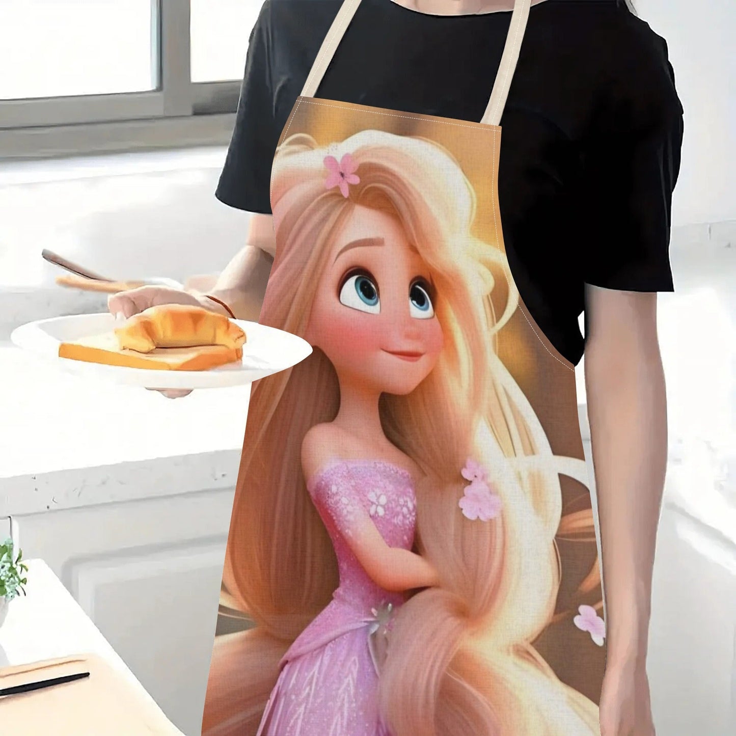 Disney has licensed a stylish waterproof apron with a cute cartoon design of Princess Elsa. It is both beautiful and fashionable, while also simple, making it suitable for hotels, supermarkets, restaurants, fruit shops, milk tea stalls, and general home