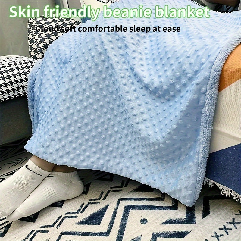 Soft fleece baby blanket that doubles as a swaddling bag, perfect for keeping your little one warm and cozy during the winter months. Makes a great gift for Christmas, Halloween, or Thanksgiving Day.