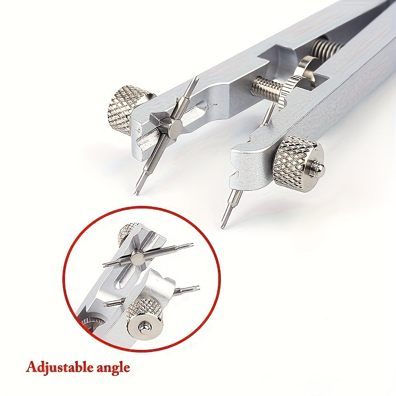 Watchmakers' V-Type Bracelet Spring Bar Pliers - Tool for Removing and Replacing Spring Bars on Watch Straps