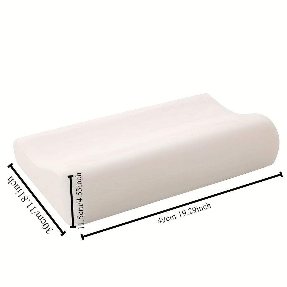 Soft and luxurious Bamboo Memory Pillow designed for adults - Provides slow rebound comfort, space-saving design, and makes the perfect gift