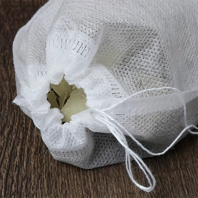 100 tea bags, including pumping lines, traditional Chinese medicine decoction bags, non-woven seasoning soup slag bags