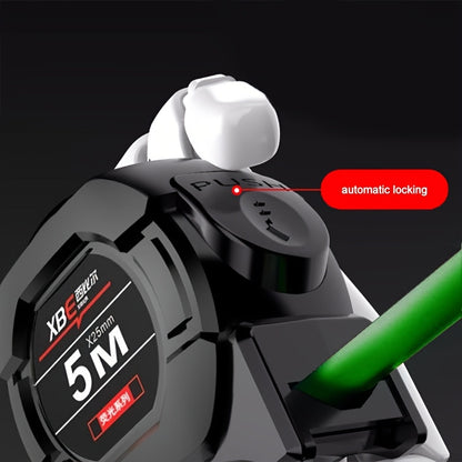 1pc Industrial-Grade Plastic Self-Locking Fluorescent Tape Measure, available in 5.0m/7.5m/10.0m Length, made of Durable Carbon Steel, suitable for Daily Office or Industrial Hand Tools.