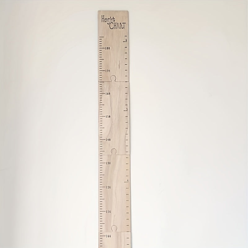 Wooden Height Ruler for Room Decor, Indoor Measuring Tool for Height, Perfect for Halloween and Christmas Gifting