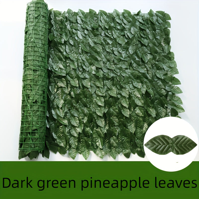 UV-resistant faux ivy screen for outdoor privacy, easy to install in gardens, balconies, and homes.