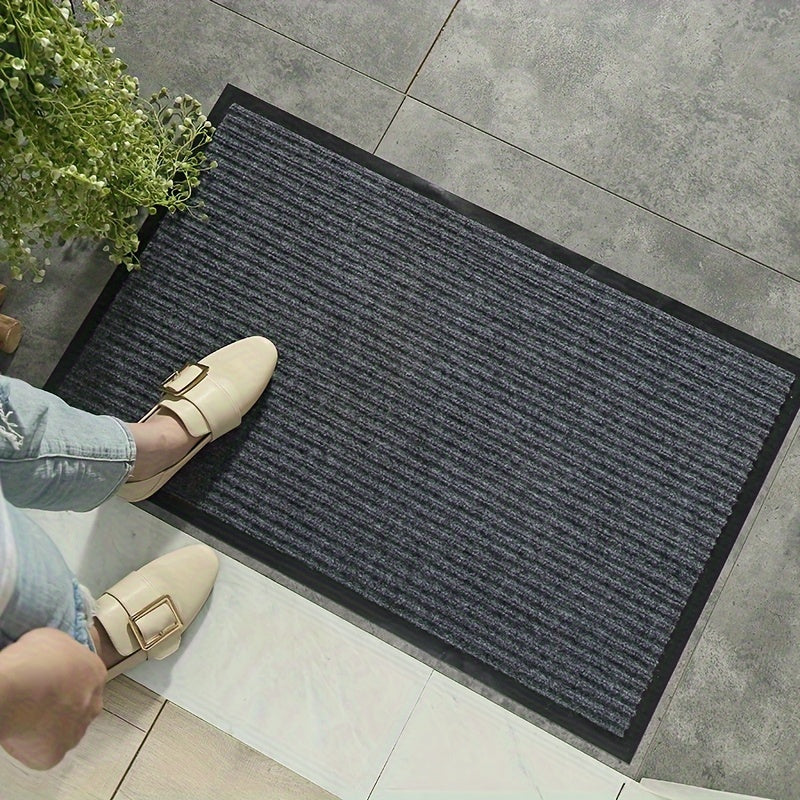 Welcome your guests with this non-slip, anti-fatigue front door mat. Perfect for both indoor and outdoor use, this entryway mat is ideal for any home setting including the family room, living room, kitchen, bedroom, farmhouse, hallway, or laundry room.