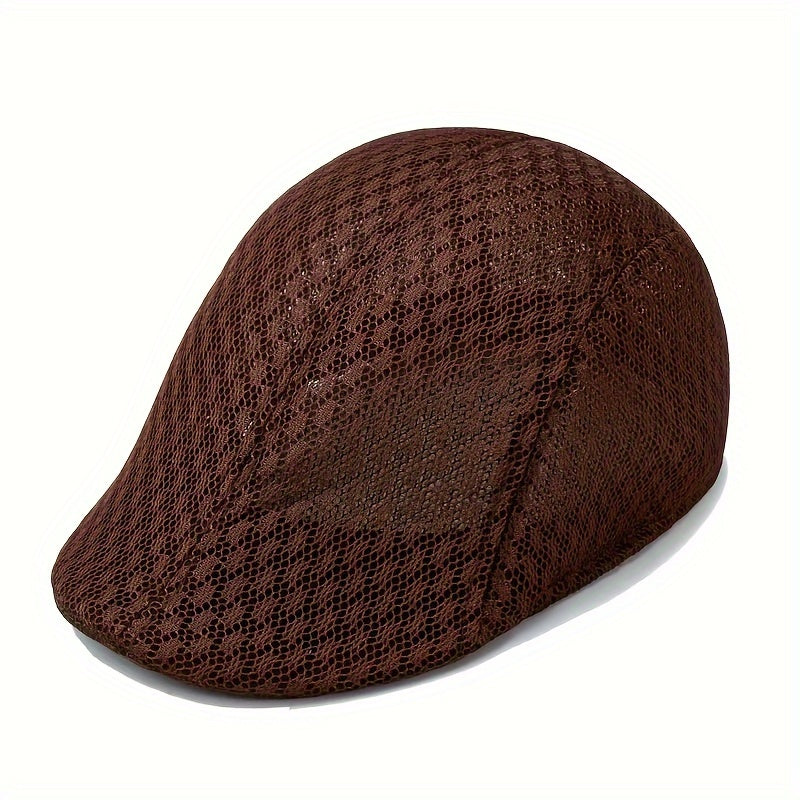 Breathable mesh cap for summer vacations, made of polyester