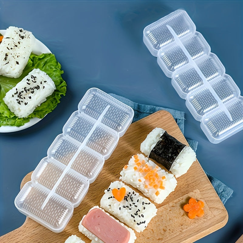 Kitchen accessories like the 1pc Nigiri Sushi Mold Rice Ball Maker can help you create perfect sushi rolls every time. This non-stick tool is a must-have for any sushi lover's kitchen gadget collection.