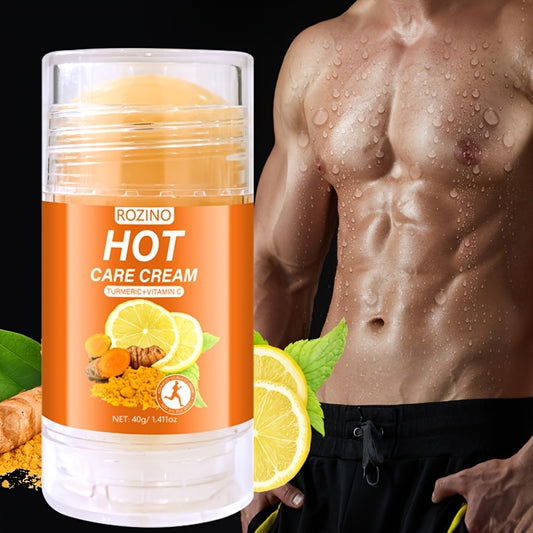 40g Turmeric Vitamin C Burning Stick accelerates exercise effects, promotes sweating and elasticity, suitable for exercise.