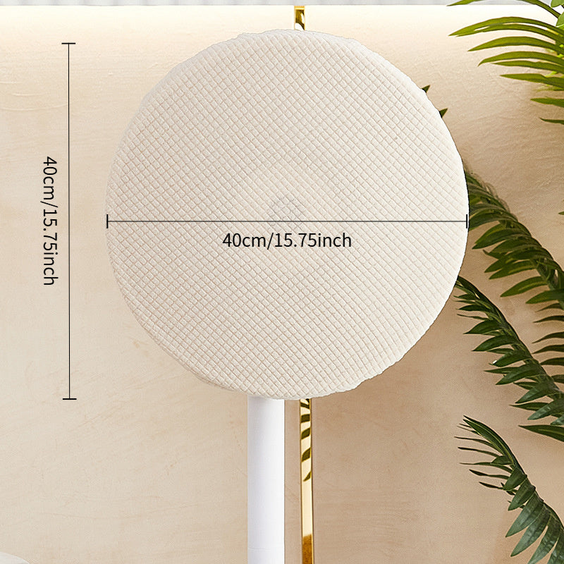 Dust cover for half-pack universal electric fan, featuring a storage net protector for household fan protection. Made from durable materials, this cover requires no electricity or batteries, making it perfect for bedroom use.