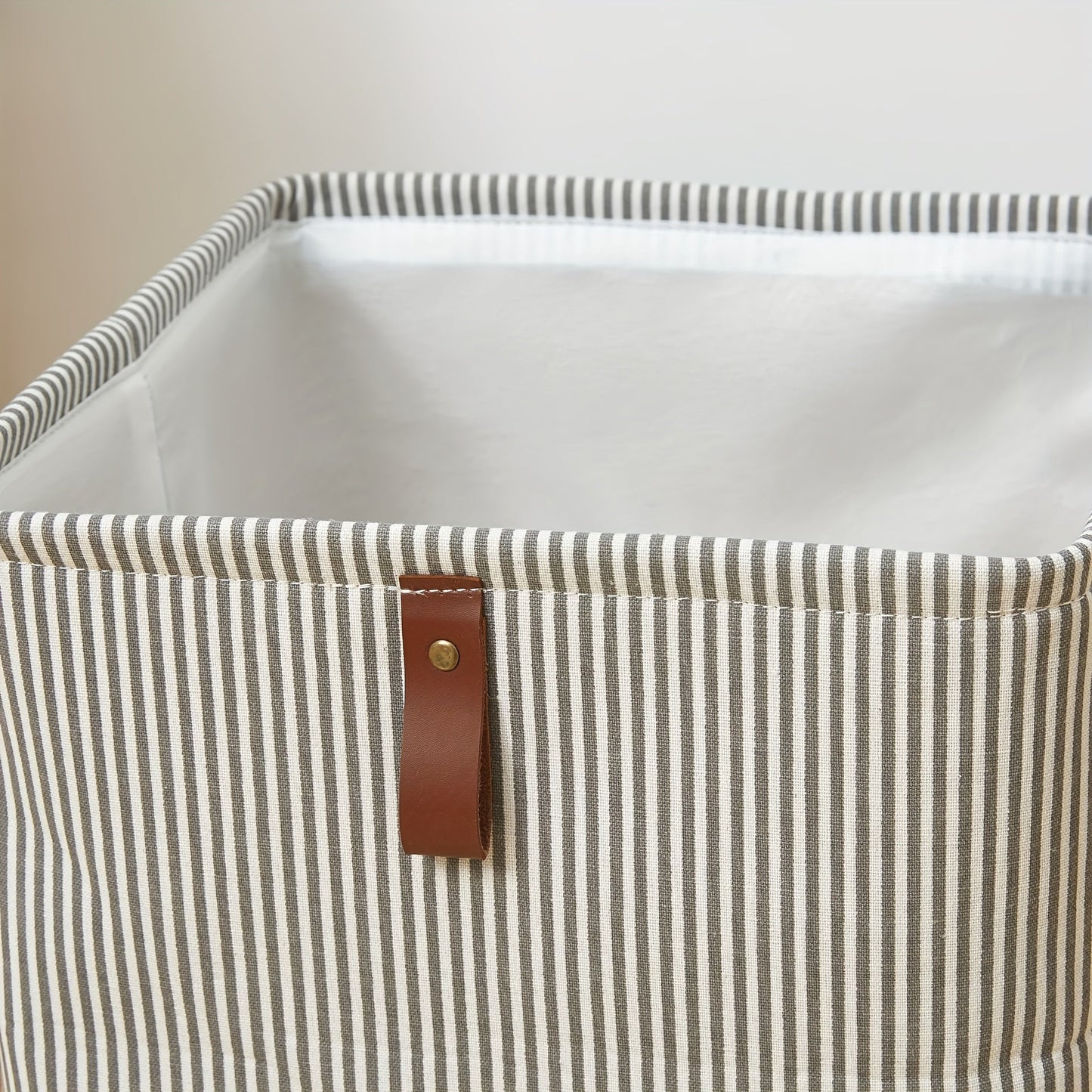 Foldable Cotton and Linen Storage Box - Perfect for Underwear, Clothes, and Toys - Square Laundry Basket that is Easy to Clean and Organize