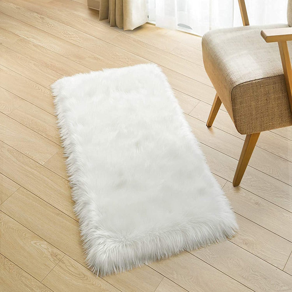 Plush Carpet Rug Perfect for Home Decor - Luxuriously Soft and Fluffy for Any Room in Your House