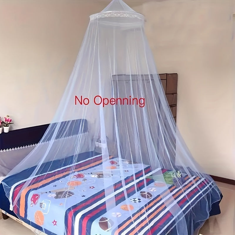 Luxurious Palace Mosquito Net made of Knitted Polyester with Steel Wire Frame, Clean with Spot Treatment from Ceiling to Floor