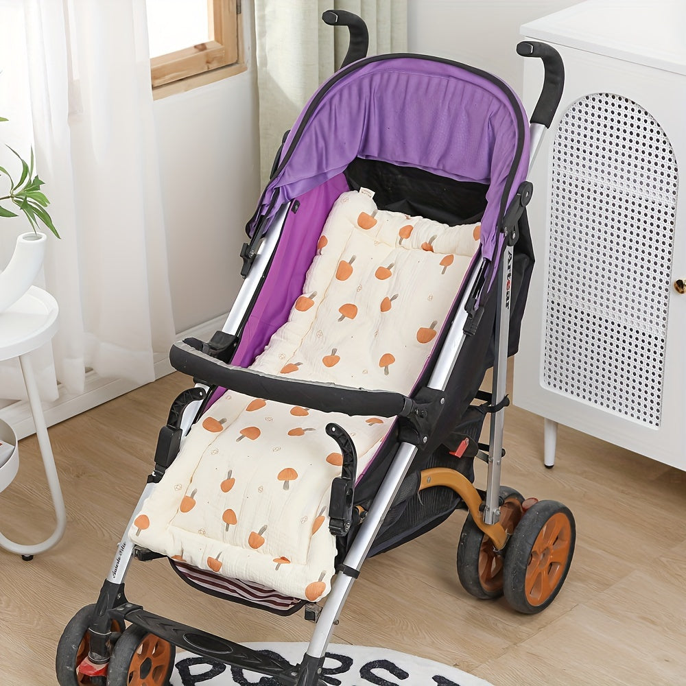 Older individuals can enjoy added comfort and safety with this stroller seat liner, car seat cushion. The plush padding and breathable mesh base provide a soft and cozy experience, while safety belt openings ensure secure positioning.