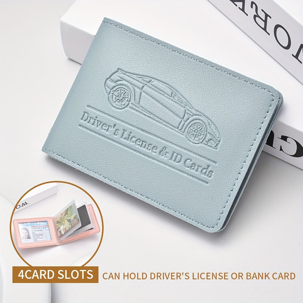 Stylish and lightweight cardholder designed to hold credit cards, driver's licenses, and ID cards for everyday use.