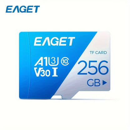 EAGET 128GB SD Card, V30, A1 Class 10, High-Speed, Long-lasting, Compatible with Multiple Devices, Ideal Gift for Birthday/Easter/Boy/Girlfriend