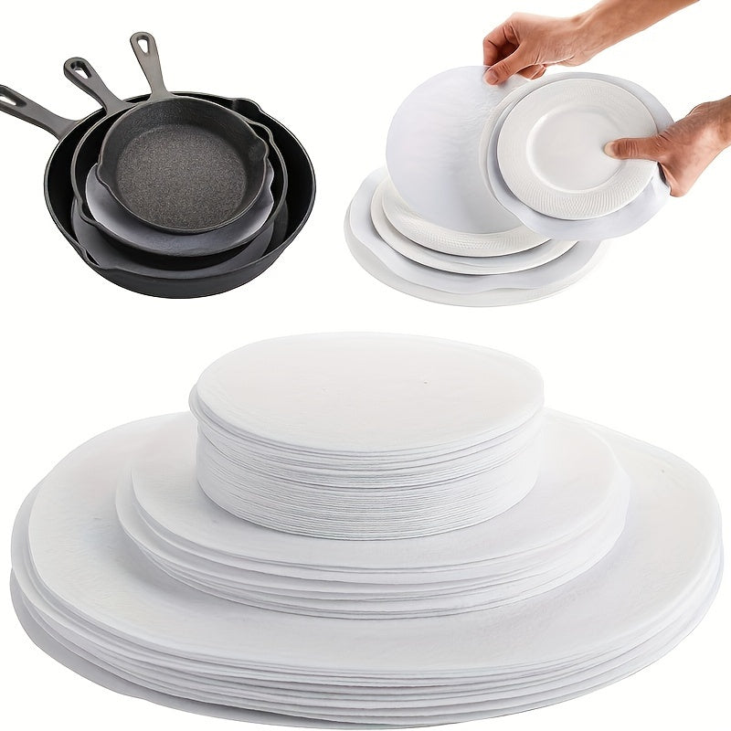 Set of 36 FeltMate Round Pot Holders and Plate Separators - Includes 3 Sizes for Cookware, Dinnerware, and Storage Protection. These Multipurpose Kitchen Accessories are Non-Scratch and Heat-Resistant.