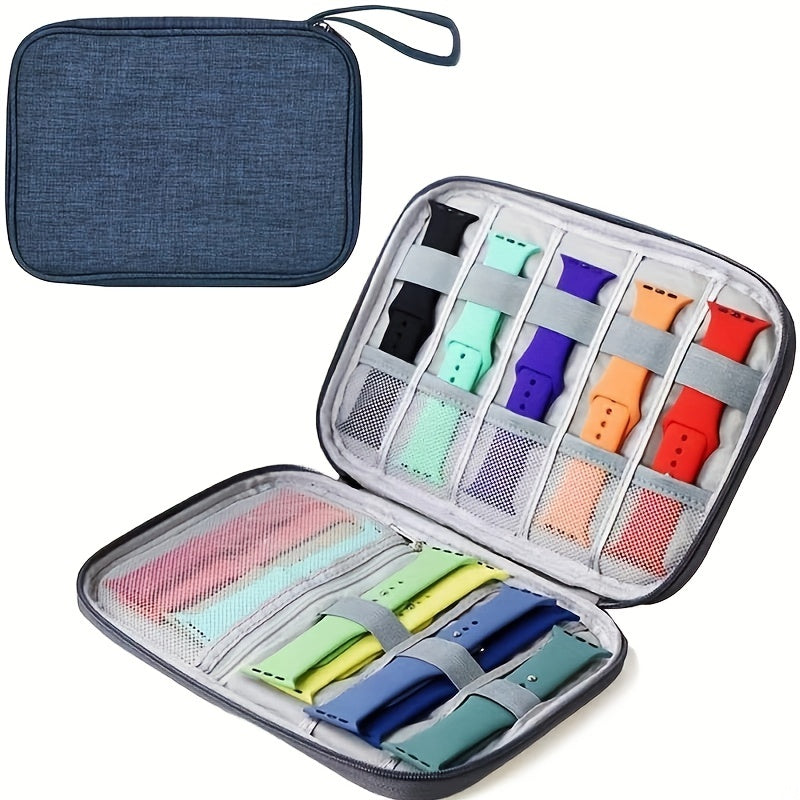 Multifunctional Watch Storage Box Designed for Travel, Conveniently Organize Straps and Small Bags. Perfect Gift Idea!