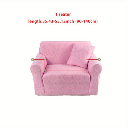 Sofa cover with elastic spandex for lounge chair, available in various sizes.