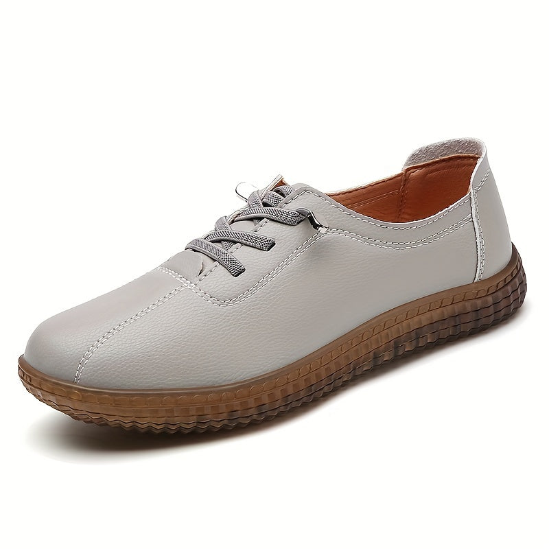 Women's Fashion & Casual Flat Lace-up Oxfords with Durable Sole for Daily Wear