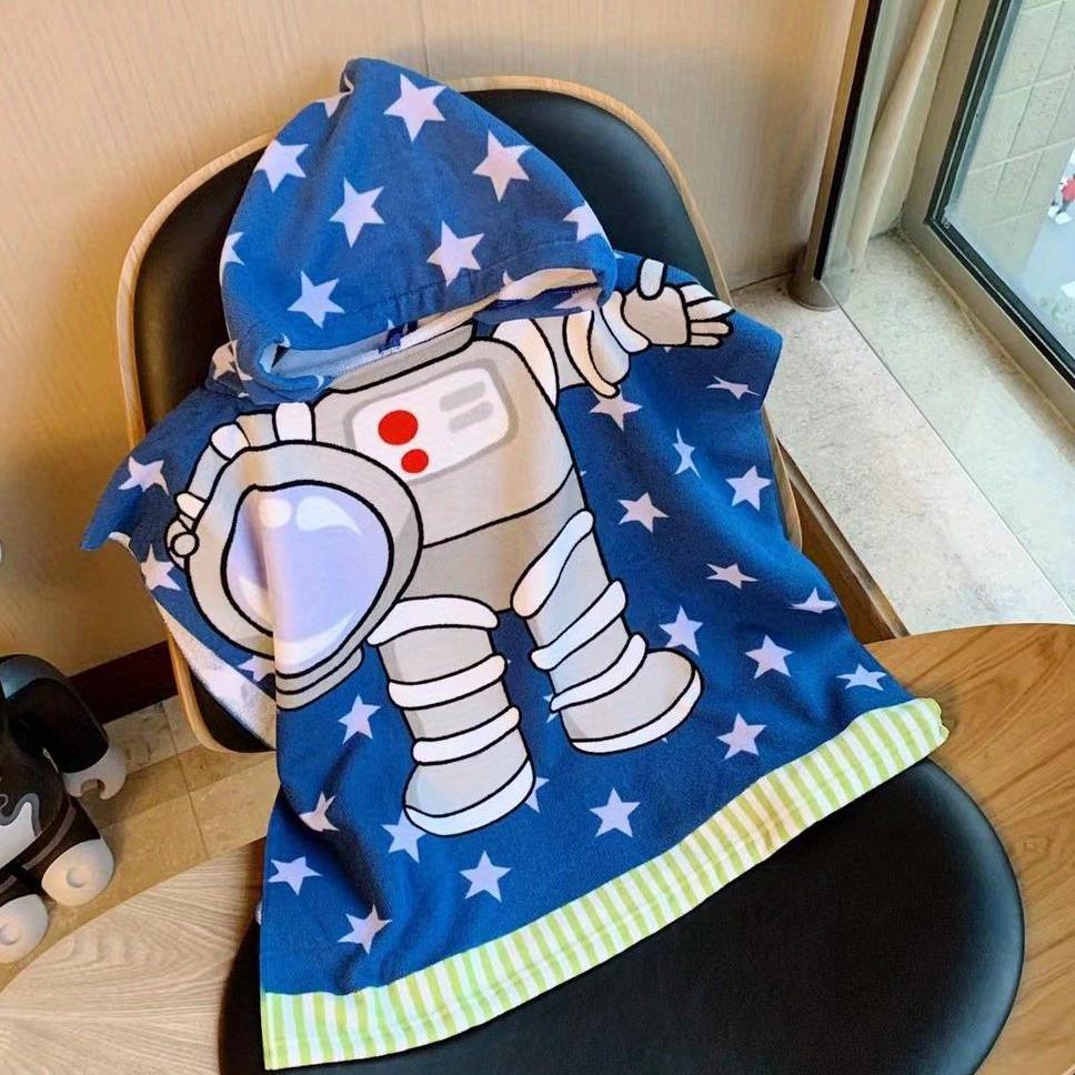 Cute hooded bath towel with fun designs - ideal gift for kids