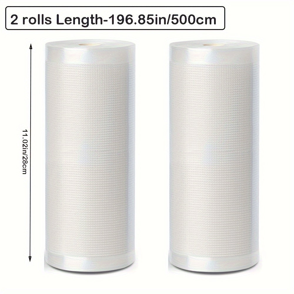 Durable 1pc Vacuum Sealer Rolls and Bags for Food Grade Fresh-Keeping, Thicken Wrapping Bags for Vacuum Sealers - Ideal Kitchen Supplies for Food Saving