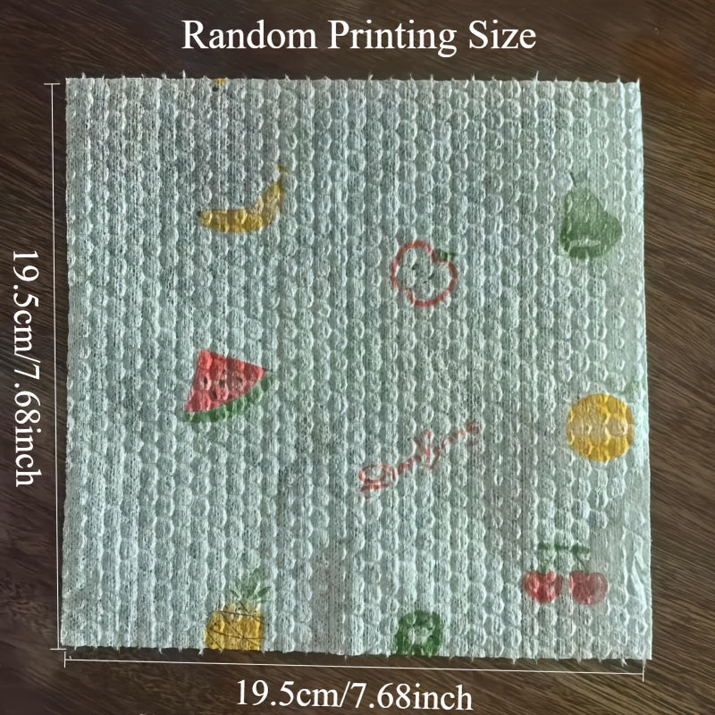 400 disposable kitchen dishcloths come in a roll, perfect for both wet and dry use. These convenient rags can also be used as cloth paper towels for easy cleanup.