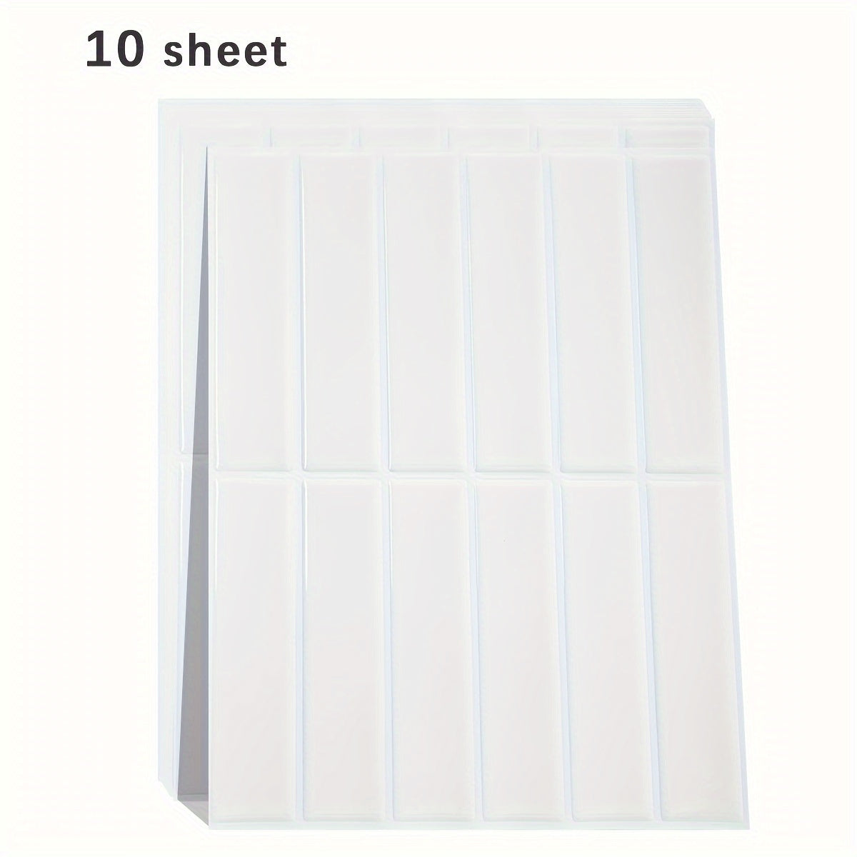 5/10/30pcs 3D self-adhesive wall tiles for kitchen and bathroom, heat-resistant, waterproof, removable, home decoration.