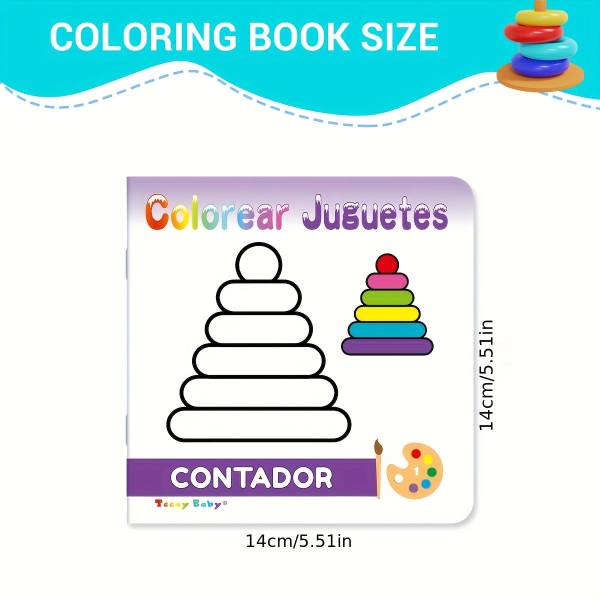 10 Fun DIY Coloring Books for Kids - TEENYBABY Coloring Book Set