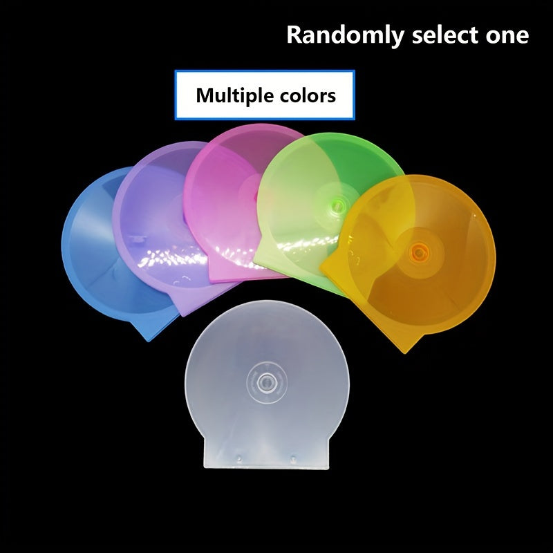 Re-usable Plastic CD Holder: Pack of Semi-Circular Cases for CDs and DVDs, Suitable for Various Spaces, Made Without Wood or Electricity