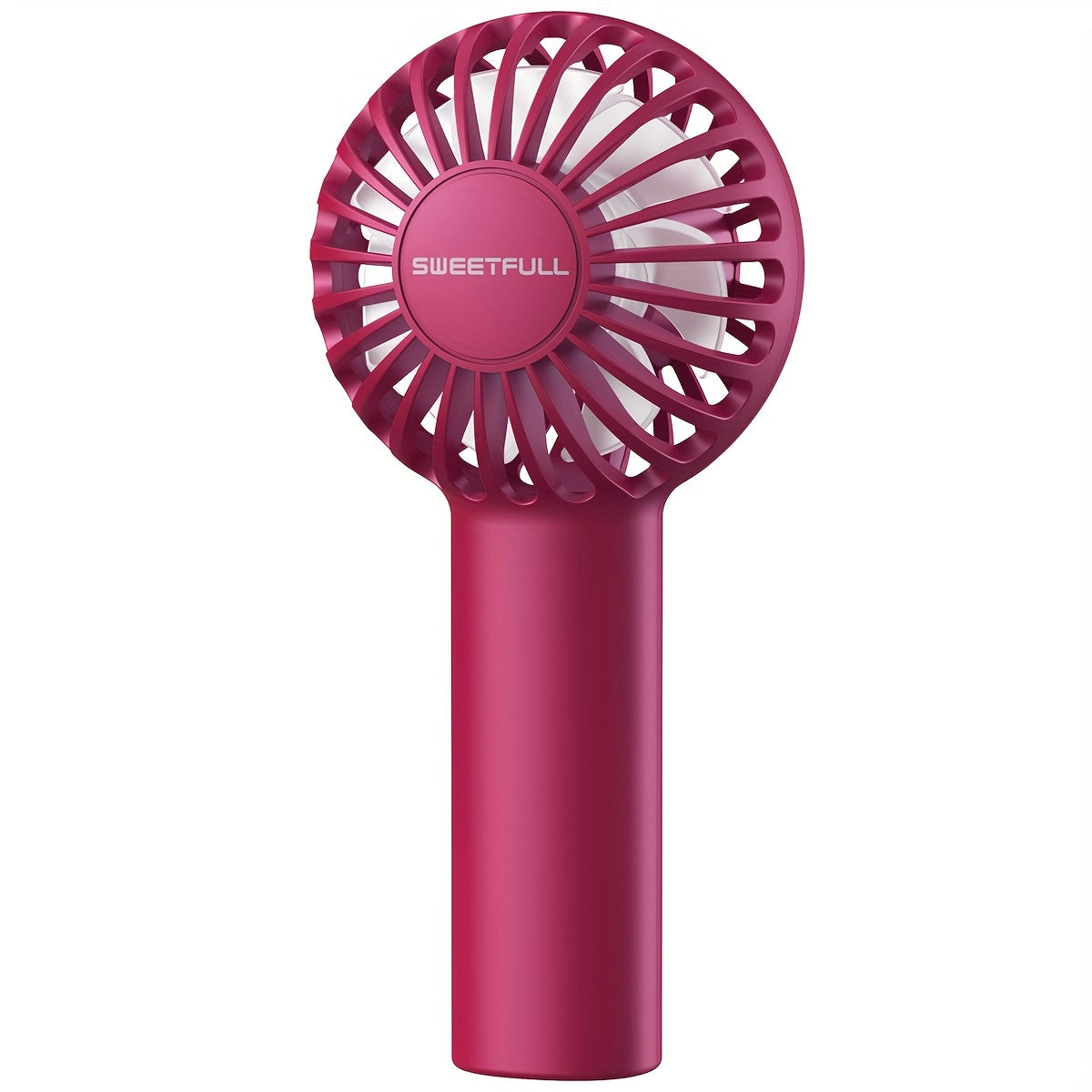 Compact Mini USB Fan, 3-Speed Handheld Personal Fan, Durable ABS Material, Built-in 2000mAh Rechargeable Lithium Battery, Includes Cord, Easy Button Control, Ideal for Travel, Makeup, Fashion, Indoor & Outdoor Activities.