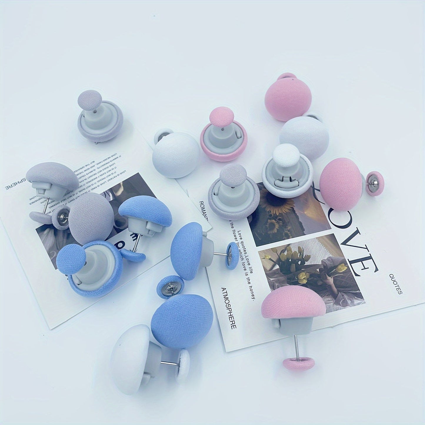 4/8/12pcs Non-Slip Bed Sheet Clips - Blue Reusable and Detachable Safety Grips for a Secure Sleep.