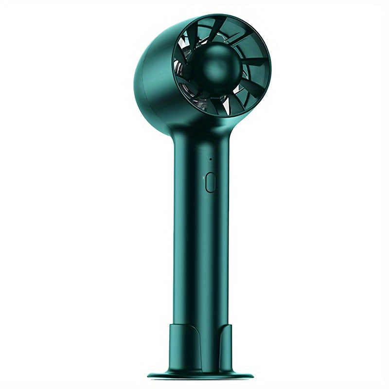 Small and compact, the 1pc Mini Handheld Turbo Fan delivers powerful wind while operating silently. Perfect for both indoor and outdoor use, this portable fan can be easily recharged for on-the-go convenience.